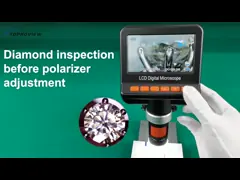 Handheld Polarizer Digital Microscope 5MP Coin Camera Microscope
