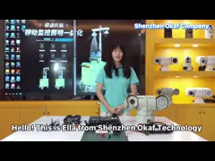 Full HD 1080P Автомобиль / Робот Монтированная CCTV Security Мобильная PTZ Камера video