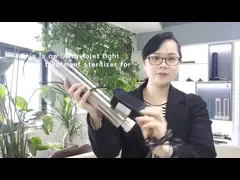 вид уборщика воздуха очистителя воздуха продукта 190W 100m2 портативный на стене video