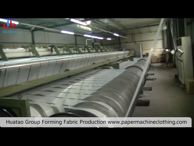 Triple Layer Paper Machine Clothing Polyester Forming Fabrics Green / Blue Color