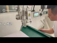 Многофункциональный сварочный аппарат плаща сварочного аппарата клина горячего воздуха горячий высокочастотный для ткани PVC video