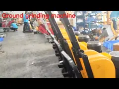 Небольшой Handheld конкретный точильщик пола, планетарный точильщик пола края video