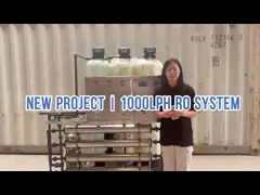 Одна машина очистки воды завода водоочистки RO этапа для колодезной воды video