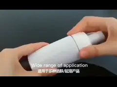 Refillable жидкостная бутылка ориентированное на заказчика ясное 100ml пены дезинфицирующего средства руки пустая video