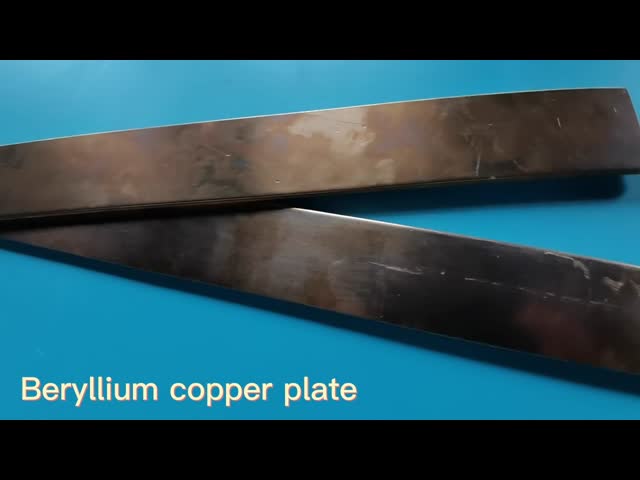 727 X 142mm C17200 / C17300 Beryllium Copper Plate For Spring Connectors video