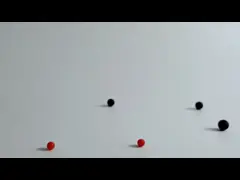 Эластичное подгонянное оптовое твердое тело шарика силиконовой резины nbr fkm video