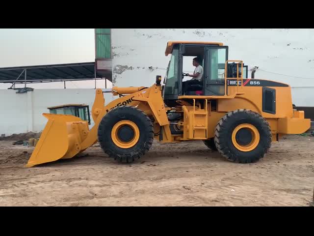 O peso de funcionamento 16800KG usou o carregador CLG856 da roda de Liugong com Cummins Engine