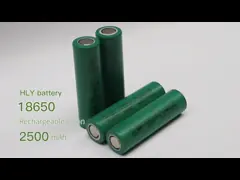 клетка батареи 18650 иона 3.6v 2500mah перезаряжаемые Li для электротранспортов video