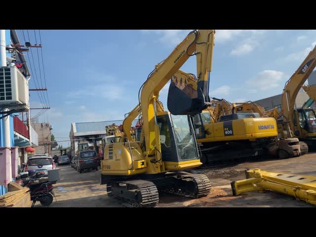 PC60 - 7 Hydraulic Crawler Used Komatsu Excavator With 0.3m3 Bucket video