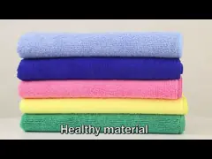 Изготовленная на заказ ткань чистки Microfiber ювелирных изделий для мытья 200gsm окна автомобиля video