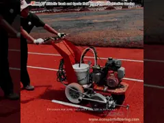 Full Pour System Running Track Synthetic Runway Rubber Athletic Track