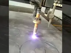 мотор портала плазмы CNC автомата для резки 700W CNC Oxyfuel 5x10 SNR Stepper video