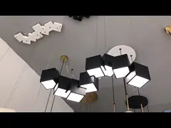 Свет G9 краски домашнего искусства металлов гостиницы печь черный современный привесной video