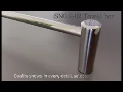 Rustproof держатель Sus304 полотенца руки кухни Адвокатур полотенца Bathroom почистил серебр щеткой video