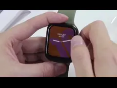 Умные часы андроида ECG PPG совместимый с кровяным давлением и кислородом video