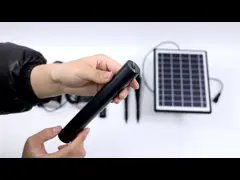 ландшафт 5V 5W солнечный приведенный в действие делает центром внимания на открытом воздухе холодное теплое совмещенное белое 200lm video