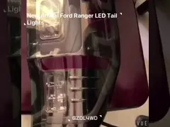 Автомобильные детали чернят Taillight СИД на ренджер 2012-2019 Форда video