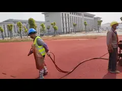 Водоустойчивые искусственные зерна следа EPDM резины синтетики идущие резиновые video