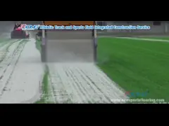 Калибр 3/16 '' рулон ковра Dtex для футбольного поля с искусственным покрытием 11000 Dtex video