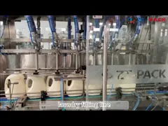 Главная автоматическая жидкостная линия завалки тензида прачечной геля силы заполнителя заполняя машинного оборудования 8 вязкостная жидкостная жидкостная video