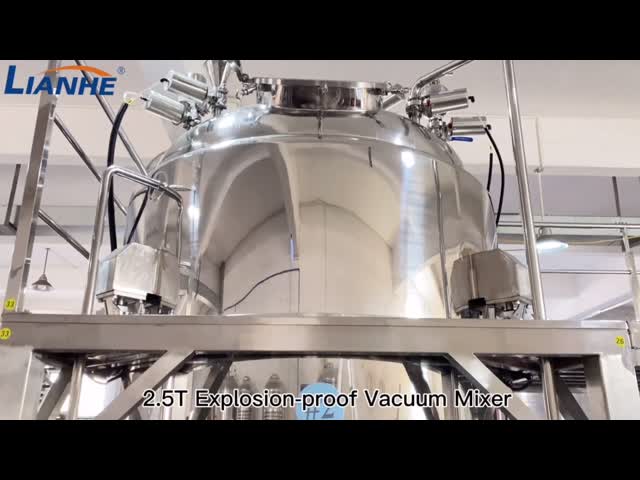 220V/380V Cosmetic Cream Manufacturing Equipment With Emulsification Pump