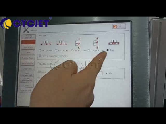 CYCJET Laser Marking Machine 10W CO2 Industrial Laser Engraver For Metal