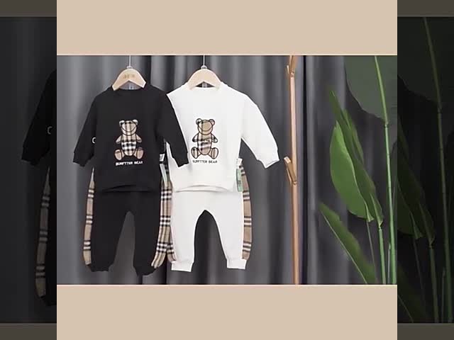 Children'S Outfit Sets Children'S Long-Sleeved Clothes Toddler Boys Set