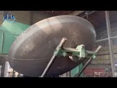 Round 20mm ASME Dished Head Dimensions Plate Pressure Vessel Ends Petal Dished