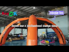 Event Dome Tent Custom PVC Giant Inflatable Air Tent Support Structure Blow Up Spider Tent