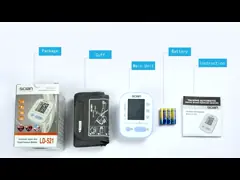 Тип сфигмоманометр предплечья метра кровяного давления LCD цифров портативный цифров video