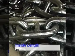 Производственная цена Морской сварный узел и звено якорной цепочки для судна video