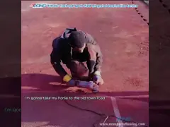 Взлетно-посадочная дорожка системы пальто брызг следа резинового смешанного тартана Iaaf атлетическая video