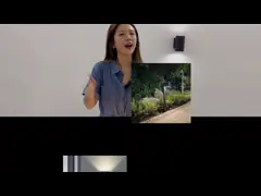 Водоустойчивая солнечная на открытом воздухе поднимающая вверх стена спуска освещает УЛЬТРАФИОЛЕТОВОЕ сопротивление IP65 video