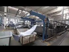 Manual Automatic Flannel Textile Washing Machine 9 Chambers