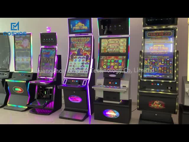 23.6 Inch Monitor Touch Screen Slot Machine With LED Strip Bezel