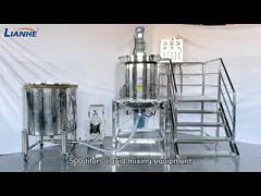 жидкостный смеситель эмульсора гомогенизатора кнопки 500L однослойный video