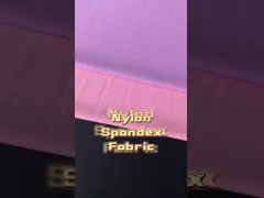 Ткань простирания 18% лайкра нейлона ткани 82% Lycra нейлона Swimwear эластичная video