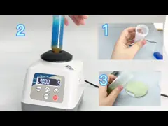 Машина лаборатории цифров машины Multi лаборатории трубок бутылок жидкостная тряся жидкостная смешивая video