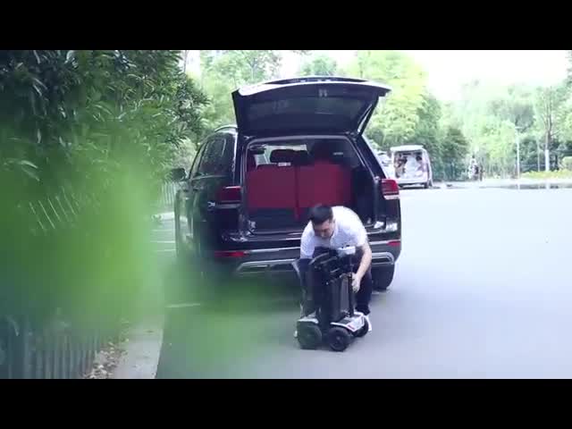 On sale Portable 8km/H Four Wheels Electric Road Scooter lightweight