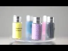 Круглое сырье косметик Pearlet золота сфер непахучее video