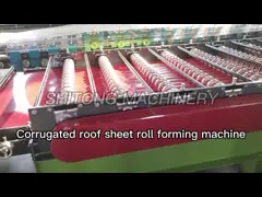 Популярный крен рифленого листа крыши металла формируя машину для продукции листа цинка video