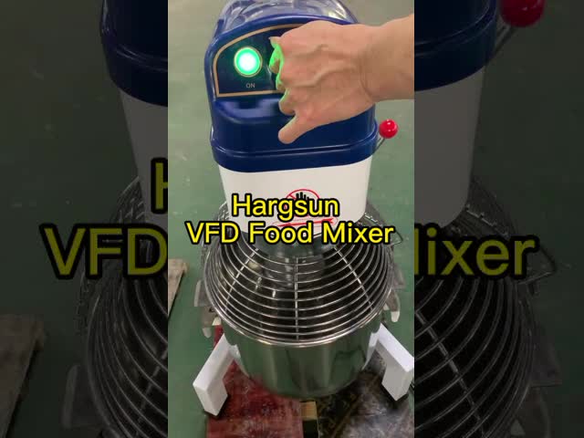 VFDのフード・ミキサー機械10L容量600W 220vのピザこね粉のための頑丈なフード・ミキサー