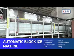 Customized 25 Tons Ice Block Machine For Industrial Automatic Operation