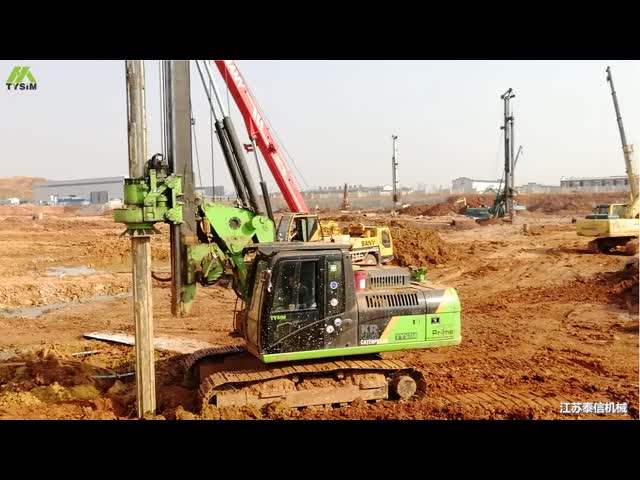 Строительные машины Инструменты Гражданское строительство Части Ротационный пилинг Риг Келли Бар Для продажи видео