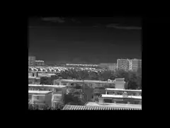 Термооптическая двойная спектральная сеть Сферная система позиционирования PTZ с тепловой и видимой камерой video