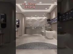 Размер дисплея ювелирных изделий витрин ювелирного магазина нержавеющей стали металла подгонянный мебелью video