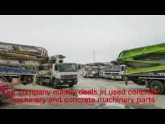 56X-6RZ использовало конкретную линию насосы установило тележку 45.8m для инженерства конструкции video