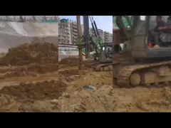 Rotary Drill Bucket With Chisel Flat Teeth For Rock Cobble Formation