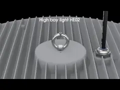 Освещение сарая UFO яркости приспособлений светов залива СИД промышленного склада 200w высокое супер video