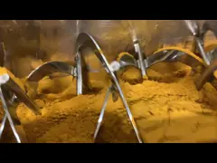 смеситель ленты коммерчески двойного затвора порошка пигмента порошка приправой специи 5.5kw 500L горизонтальный video